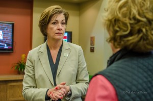Lt. Governor Kim Reynolds stopped by Oskaloosa and MCG on Wednesday to see how the company has been able to serve the area's telecommunication needs.