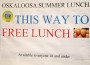 Oskaloosa Summer Lunch Program