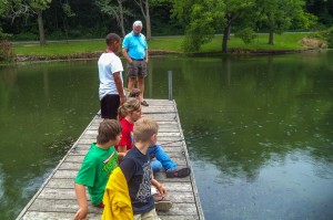 On Friday, August 15, 2014, Representative Guy Vander Linden celebrated the last day of YMCA Summer Camp this year by fishing with Y “campers” at Lake Keomah.