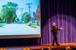 Roger Brooks covered Oskaloosa on Friday. He talked about what we have that is good, and where things can be improved. This was the first step in a brand development project for the community.
