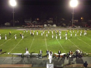 Eddyville Blakesburg Fremont High School Marching Band placed 1st in overall competition with a score of 80.7 at the Davis County Marching Band Contest in Bloomfield