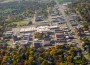 An aerial view of Oskaloosa, Iowa taken October of 2014.