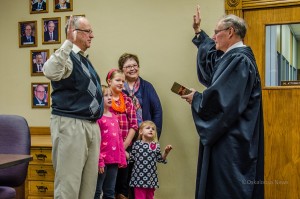 Henry "Willie" VanWeelden was sworn in on Friday as a Mahaska County Supervisor.