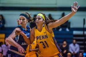 Jessie Kreuser paced the Statesmen with 20 points against St. Ambrose on Saturday.