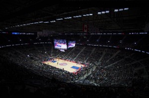 Musco LED System Shines at The Palace of Auburn Hills (Photo: Musco Lighting)