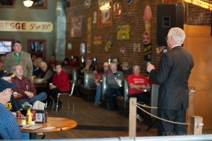 A smaller than normal crowd worked their way into Smokey Row this past weekend for the next to last Eggs & Issues for 2015.