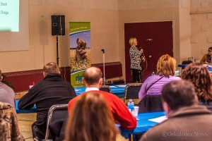 Attendees at the Discover your purpose! workshop heard from Sarah Young from the Cedar Rapids Blue Zones Project.