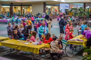 The 5th Annual Girl Scouts Dessert Auction drew a substantial crowd on Saturday.