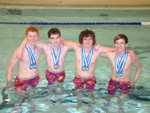 Pictured from left to right : Nikolas Dykstra, Jarod Miller, Carter Huyser, and Jack Miller (submitted photo)