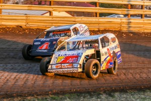 NASCAR racing legend Ken Schrader was on hand for the season opening 'Frost Buster' at the Southern Iowa Speedway on Wednesday. (photo by Denis Currier/Oskaloosa News)