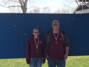 left to right - Lauren Herr and Conrad Cunningham (submitted photo)