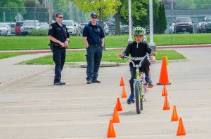 Oskaloosa youth participated a bike rodeo on Saturday.
