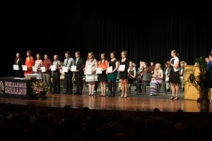 Oskaloosa High School honored it's academic award winners Wednesday night at George Daily Auditorium.