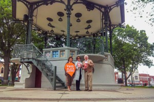 Barb Sunstrum Lindenmayer with Jeanne and John Porter at Saturday's #ThisPlaceMatters event.