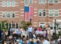 Former Florida Governor Jeb Bush address a crowd of nearly 500 people in Pella this past week.