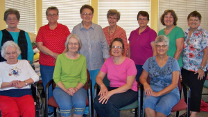 HELPING HANDS Quilt Group presented a quilt show to the residents of Homestead Assisted Living and Memory Care Center on July 9th Helping Hands does all charity work and past and present donations have been made to Serenity House, Crisis Intervention, Birthright, fire/flood/storm victims, Habitat for Humanity and other various charities as needed.