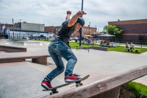Skate Competition at the Oskaloosa Urban Park on Saturday.