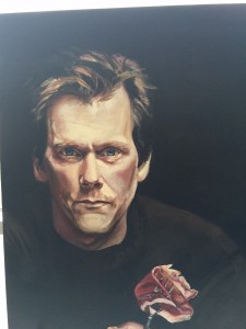 Svetlana Van Wyk of Sully was the grand prize winner of the BaconArt contest with her ‘Bacon Squared’ oil painting of Kevin Bacon eating bacon.   A 2013 Iowa State Fair oil painting champion, Svetlana took home a check for $1000. 