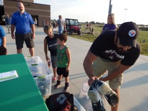 James Howard plays it forward with a donation at the 'Old Shoe Game'