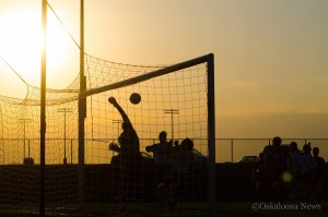 The OHS Girls Soccer in action at the Lacey Complex against Dallas Center - Grimes. Photo by Candace Allsup/Oskaloosa News