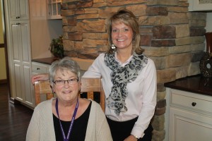 Francine Chamra, left, was recently named the 2015 Volunteer of the Year for Mahaska Health Partnership Hospice Services in Mahaska County. She is shown with MHP Hospice Volunteer Coordinator Lisa McNulty. 