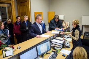 900 Signatures were returned on Thursday morning to the Mahaska County Auditors Office.