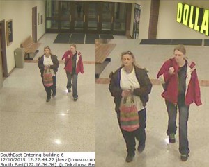 Do you recognize the individuals in this photo? The Oskaloosa PD would like to talk with you if you do.