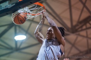 Brady Burford's dunk was part of a 14-point night