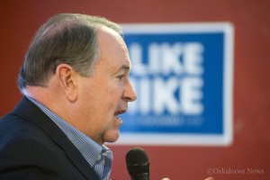 Mike Huckabee holds a town hall meeting at Smokey Row on January 7th, 2016.