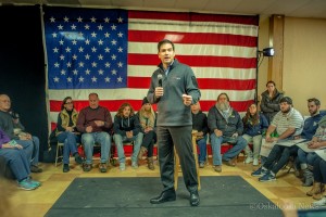 Marco Rubio swung by the Oskaloosa American Legion Post 34 on Tuesday morning. 