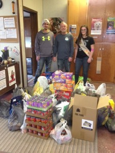 Pictured are (l to r): Travis Musgrove & Terry Gott (SMAS staff) and Maycie Stanbro, Girl Scout Ambassador & OHS Junior. (submitted photo)
