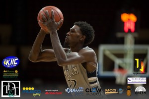 Steven Roundtree finished with 13 points and 12 rebounds in the win over Columbia.
