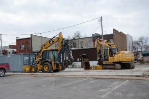 Crews began staging equipment this past week in order to begin construction on the new Oskaloosa fire station.