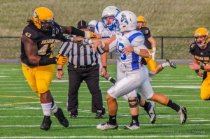 Former William Penn Statesman Damon Harrison has a new NFL contract to play for the NY Giants. (file photo Ken Allsup/Oskaloosa News)