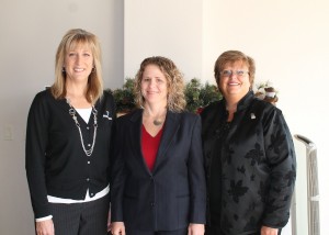 Golden Goose Club board members are, from left: Treasurer Jill Brumbaugh, President Jennifer Main and Secretary Vicky Collette. 