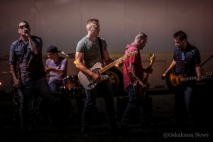 Cody Hicks Band performs during the filming of their recent music video 'Left Turn'