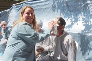 MHP Employees Raise over $750 for Relay for Life with “Pie in the Face” Contest