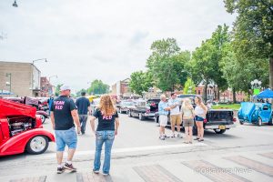 Lots of classic cars and fans made their way to the Oskaloosa square on Saturday.