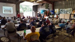 Firefighters and other first responders took part in HAZMAT training on Thursday night. (submitted photo)