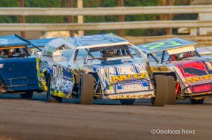 Racing action from the Southern Iowa Speedway on Wednesday night.
