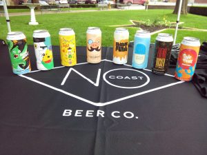 NoCoast colorful cans at their public unveiling.