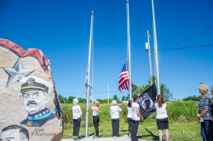 Mahaska County Freedom Rock Flag Raising Ceremony - 9/11/2016