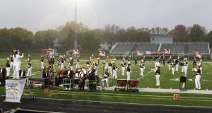 On Saturday, Oct. 15th, the Eddyville-Blakesburg High School Marching Band placed 1st in class 2A at the Mid-Iowa Marching Band Championships in Ankeny for the 20th time in the last 22 years.