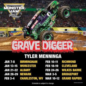 Menninga will be on tour with Grave Digger starting in January.
