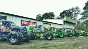 The Grave Digger shop where Menninga spent two summers driving the ride truck for the Andersons.