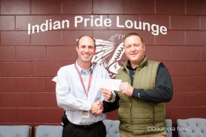 Clow donated $800 for a PBIS field trip.