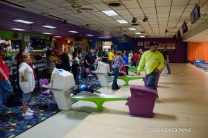 Bowlers took to the lanes on Friday night to help raise money in an effort to update the current bowling facility.