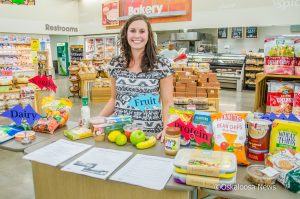 Taylor Grgurich shared some back to school lunch tips with Hy-Vee shoppers this past week.