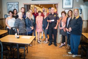Southeast Iowa Regional Board of Realtors presented a check in the amount of $5,000 to the Oskaloosa Police Department K9 project.