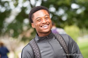 Malik Bell, a freshman from Florida was on the ballot for the freshman court during homecoming 2017.